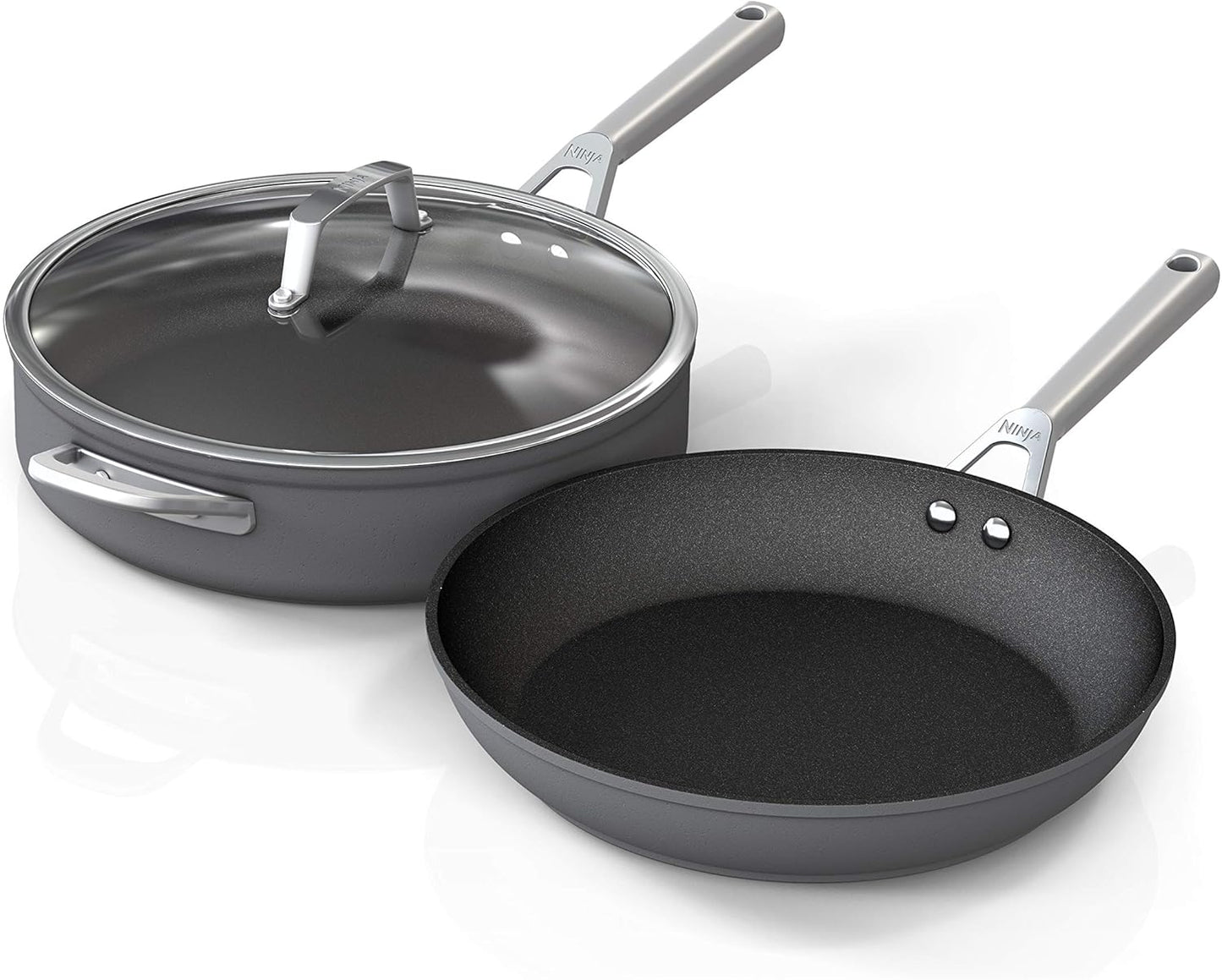 Ninja NeverStick™ 16-częściowy zestaw garnków i patelni z powłoką nieprzywierającą do łatwego gotowania i czyszczenia