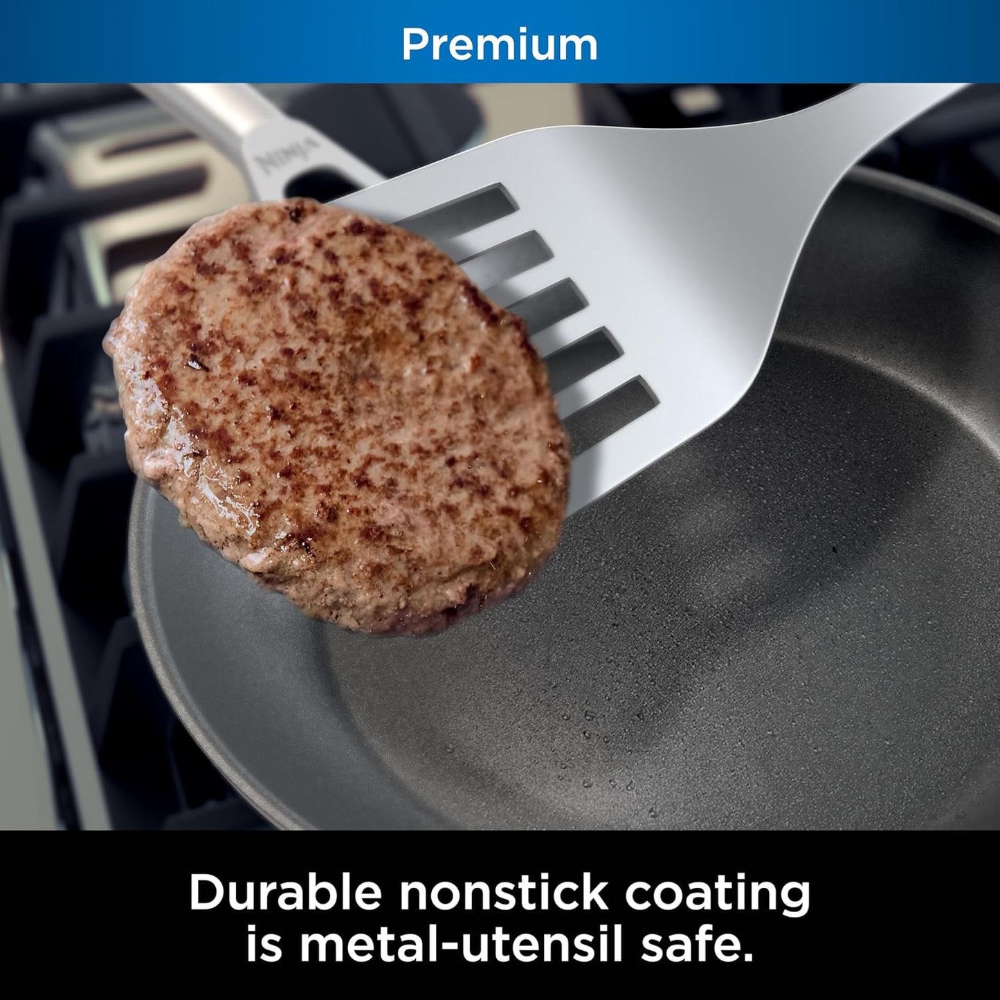 Ninja NeverStick™ 16-częściowy zestaw garnków i patelni z powłoką nieprzywierającą do łatwego gotowania i czyszczenia